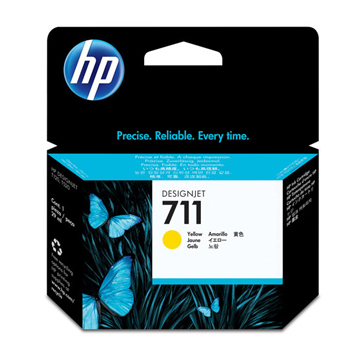 HP 711 29ml Yellow Ink | CZ132A