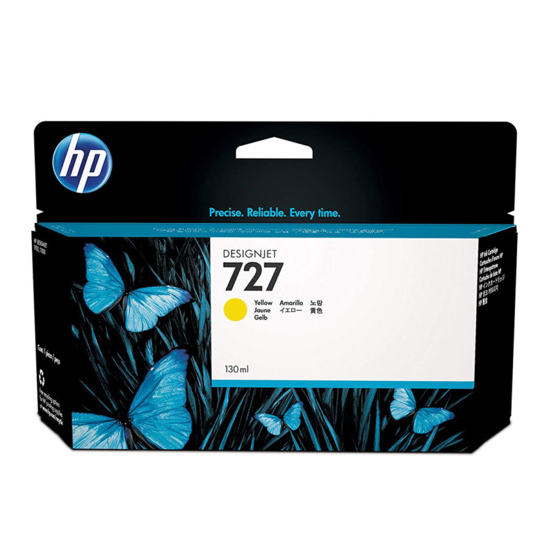 HP 727 130ml Yellow Ink | B3P21A