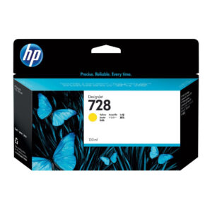 Genuine Hp 728 130Ml Yellow Ink | F9J65A