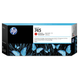 Hp 745 300Ml Chromatic Red Ink | F9K06A