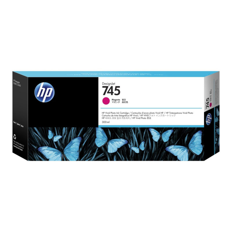 HP 745 300ml Magenta Ink | F9K01A