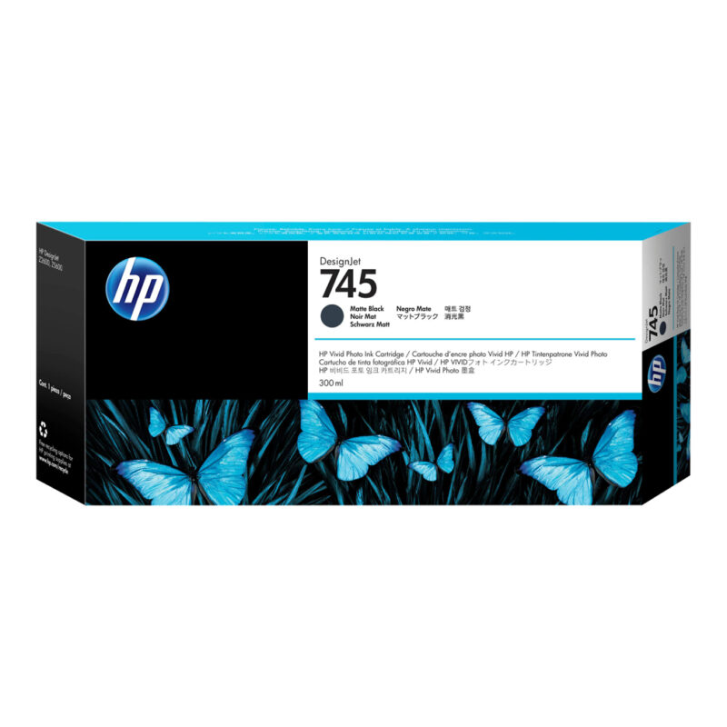 HP 745 300ml Matte Black Ink - RPG.com