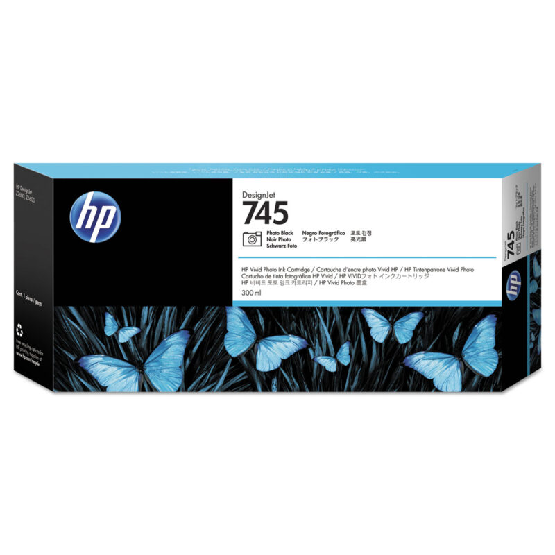 HP 745 300ml Photo Black Ink | F9K04A