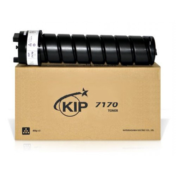 Cartridge 2 X 400g Kip 7170 Genuine OEM Toner Black ONE 
