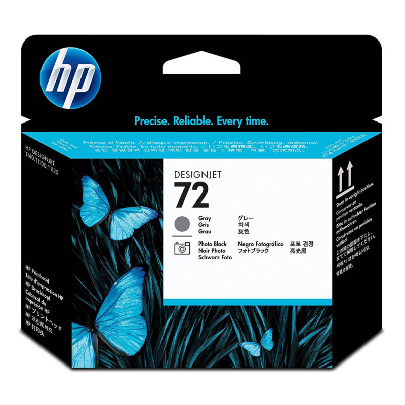 HP 72 Gray and Photo Black Printhead