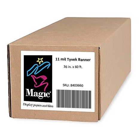Magic 36" x 60' 11 mil Tyvek Banner | 8403660