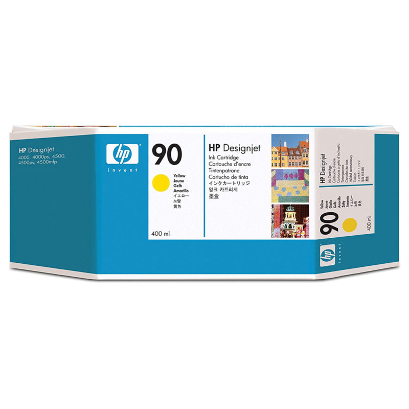 HP 90 400ml Yellow Ink | C5065A