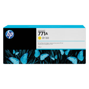 Genuine Hp 771A 775Ml Yellow Ink | B6Y18A