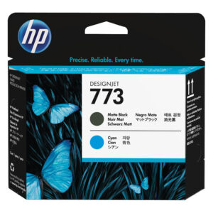 Hp 773 Matte Black And Cyan Printhead