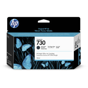 Hp 730 130Ml Matte Black Ink | P2V65A