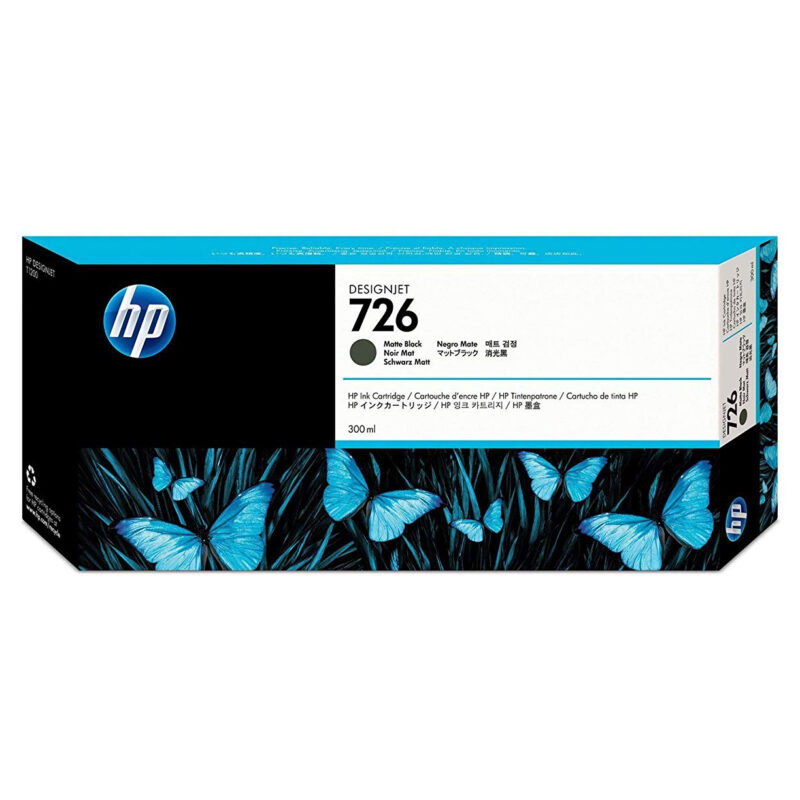 HP 726 300ml Matte Black Ink | CH575A