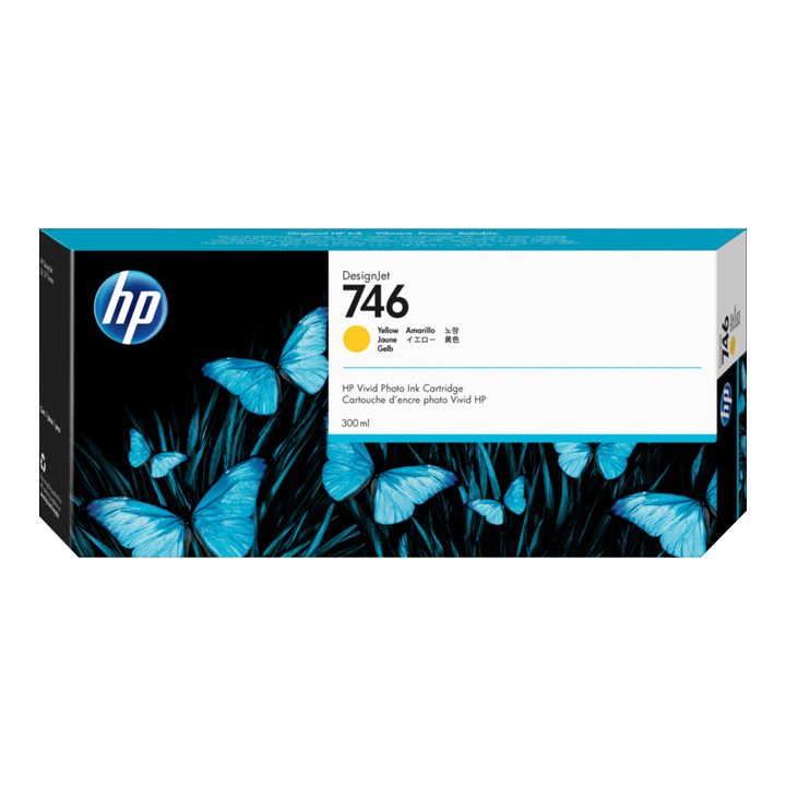 HP 746 300ml Yellow Ink