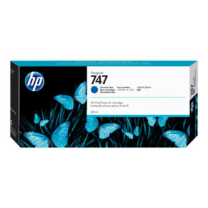 Hp 747 300Ml Chromatic Blue Ink