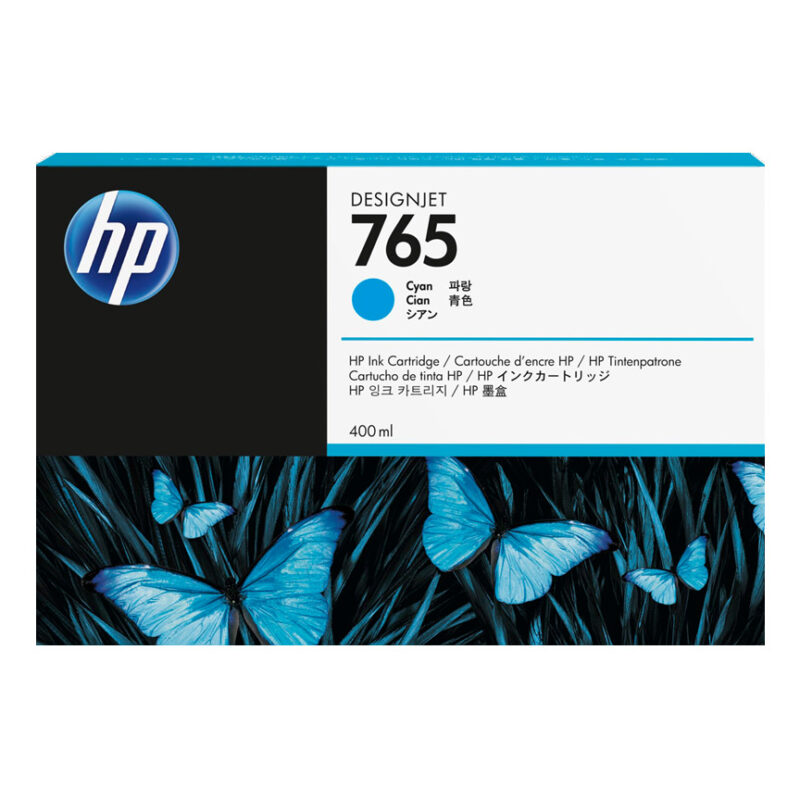 HP 765 400ml Cyan Ink