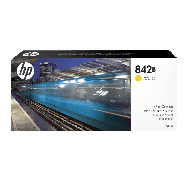 HP 842B PageWide XL 775ml Yellow Ink