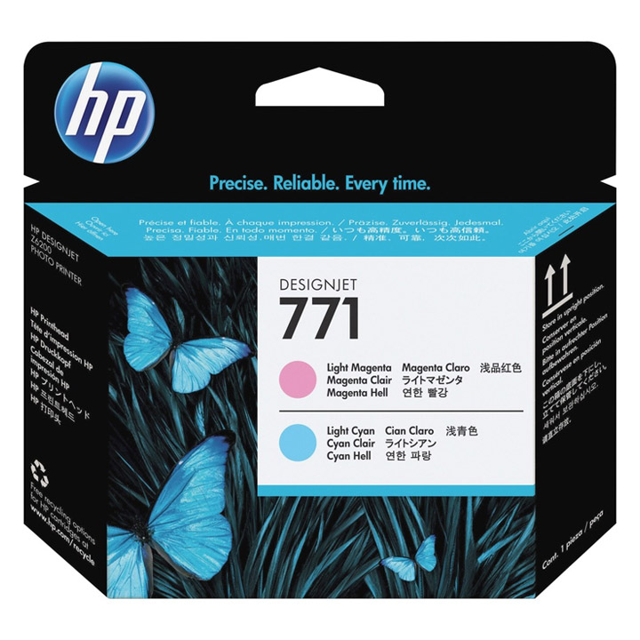 HP 771 Light Magenta and Light Cyan Printhead