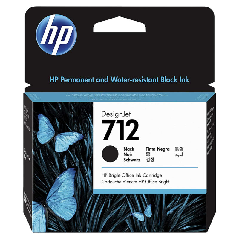 HP 712 80ml Black Ink | 3ED71A