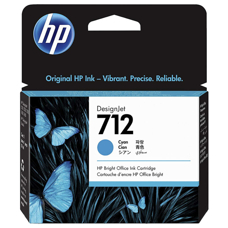 HP 712 29ml Cyan Ink | 3ED67A