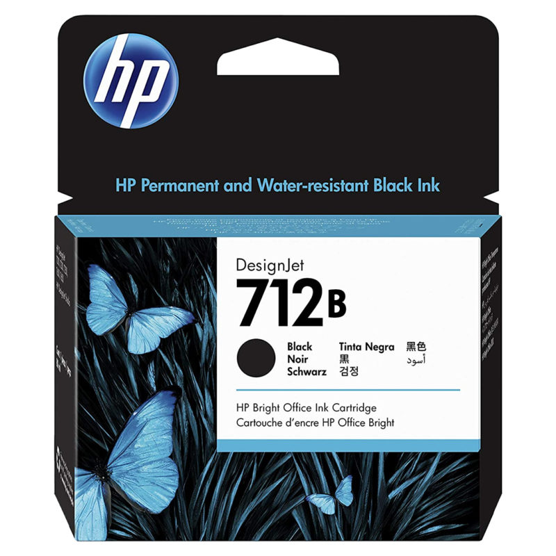 HP 712 80ml Black Ink | 3ED29A