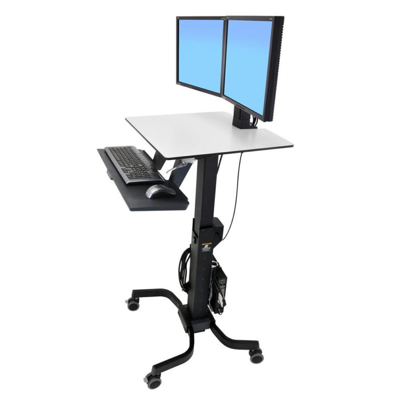 WorkFit-C, Dual Sit-Stand Workstation | 24-214-085