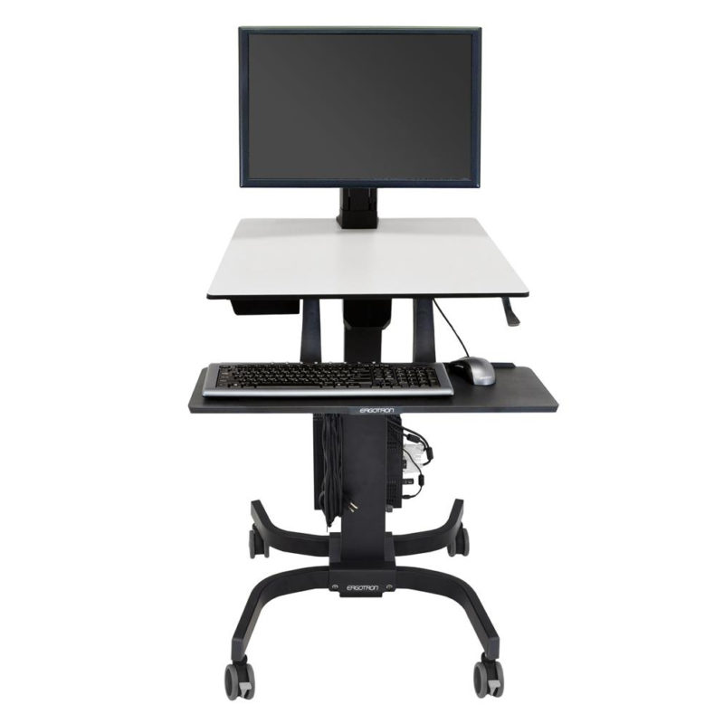 WorkFit Single HD Sit-Stand Workstation | 24-216-085