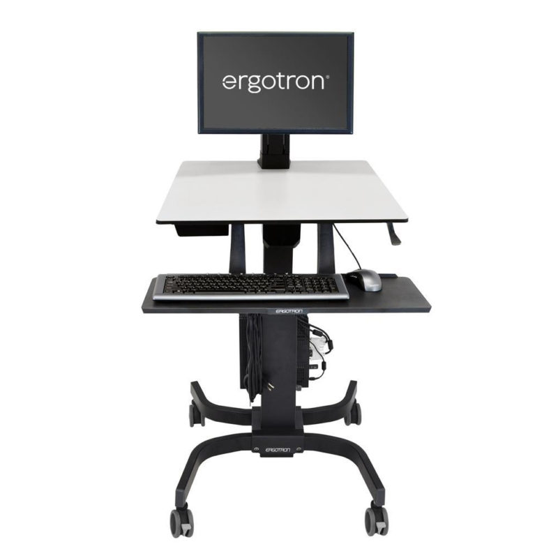 WorkFit-C Single LD Sit-Stand Workstation | 24-215-085