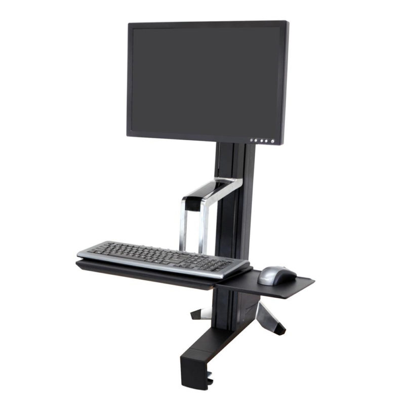 WorkFit-S Single LD Standing Desk Workstation